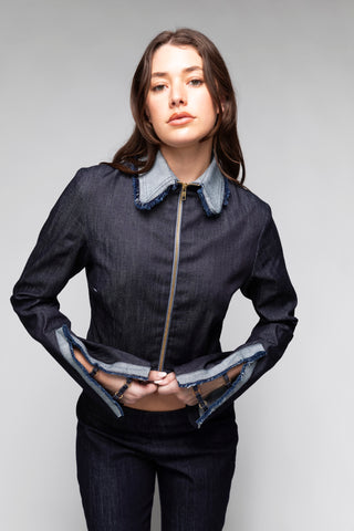 Emory Denim Jacket Back Bone Society.