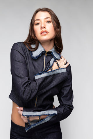 Emory Denim Jacket Back Bone Society.