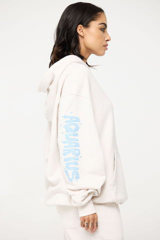 Baggy Hoodie in Aquarius Back Bone Society.