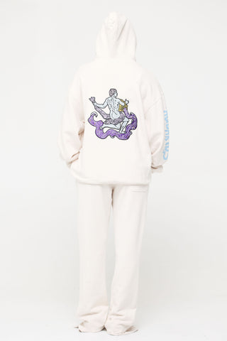 Baggy Hoodie in Aquarius Back Bone Society.