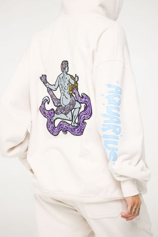 Baggy Hoodie in Aquarius Back Bone Society.