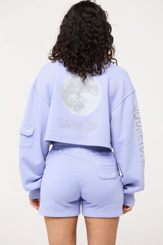 Cropped Pullover in Aquarius Back Bone Society.