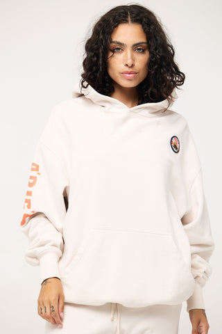 Baggy Hoodie in Aries Back Bone Society.