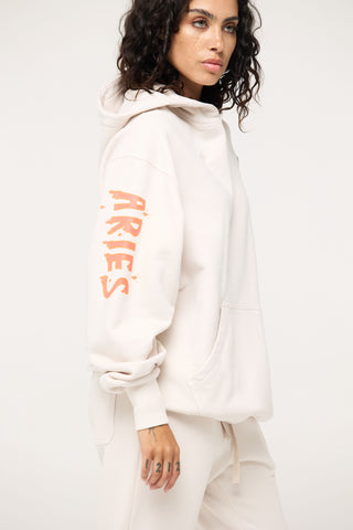 Baggy Hoodie in Aries Back Bone Society.