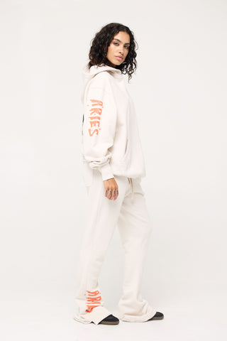 Baggy Hoodie in Aries Back Bone Society.