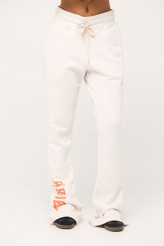 Flared Sweatpants in Aries Back Bone Society.
