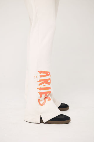 Flared Sweatpants in Aries Back Bone Society.