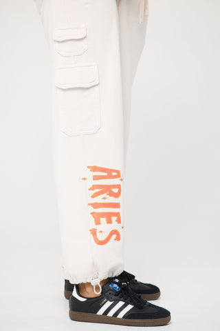 Cargo Sweatpants in Aries Back Bone Society.