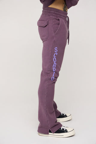 Celestial Scorpio Flared Sweatpants