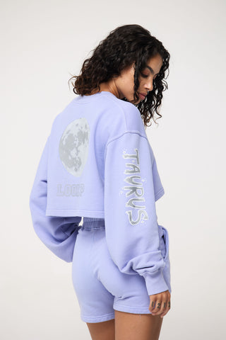 Cropped Pullover in Taurus Back Bone Society.