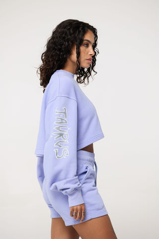 Cropped Pullover in Taurus Back Bone Society.