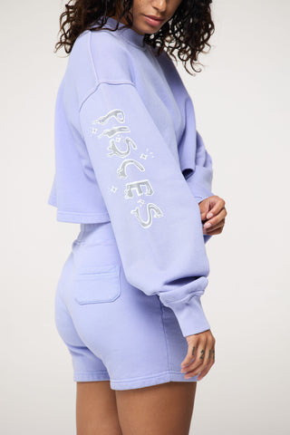 Cropped Pullover in Pisces Back Bone Society.