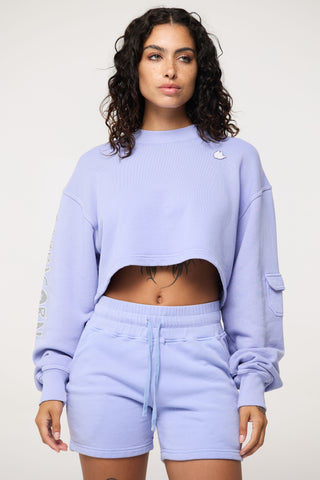 Cropped Pullover in Capricorn Back Bone Society.