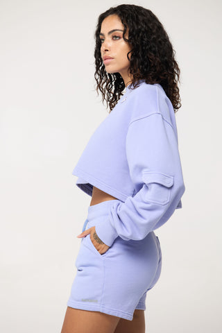 Cropped Pullover in Capricorn Back Bone Society.
