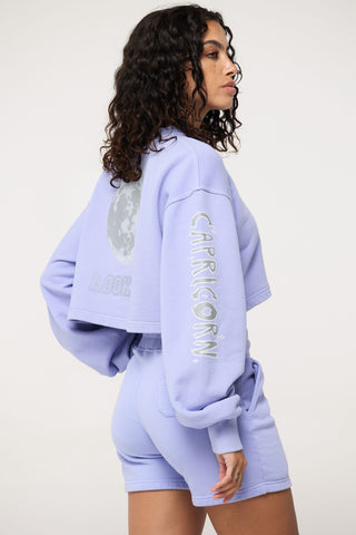 Cropped Pullover in Capricorn Back Bone Society.