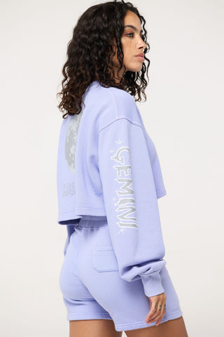 Cropped Pullover in Gemini Back Bone Society.