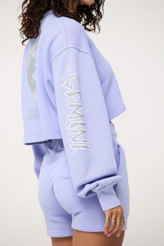 Cropped Pullover in Gemini Back Bone Society.