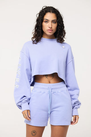 Cropped Pullover in Cancer Back Bone Society.