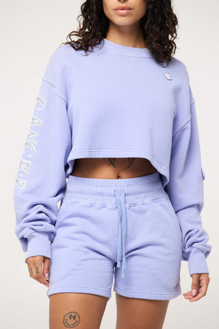 Cropped Pullover in Cancer Back Bone Society.