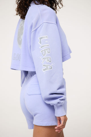 Cropped Pullover in Libra Back Bone Society.
