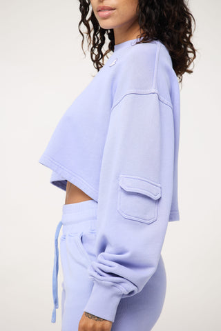 Cropped Pullover in Sagittarius Back Bone Society.