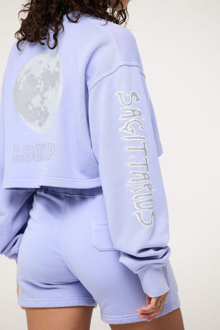 Cropped Pullover in Sagittarius Back Bone Society.