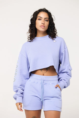 Cropped Pullover in Scorpio Back Bone Society.