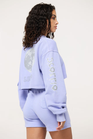 Cropped Pullover in Scorpio Back Bone Society.