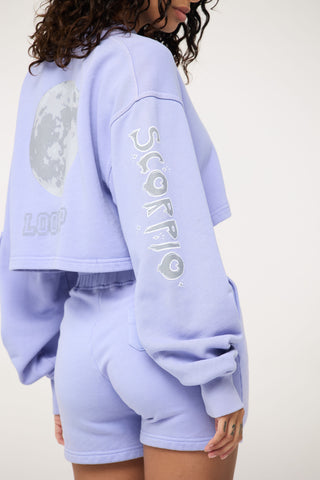 Cropped Pullover in Scorpio Back Bone Society.