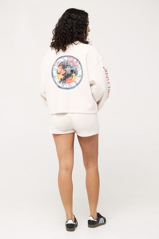 Crewneck Pullover in Sagittarius Back Bone Society.