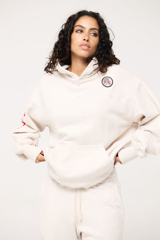 Baggy Hoodie in Sagittarius Back Bone Society.