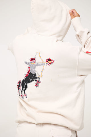 Baggy Hoodie in Sagittarius Back Bone Society.