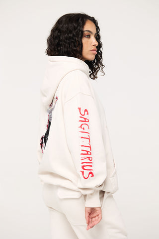 Baggy Hoodie in Sagittarius Back Bone Society.