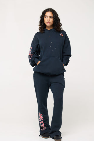Baggy Hoodie in Sagittarius Back Bone Society.