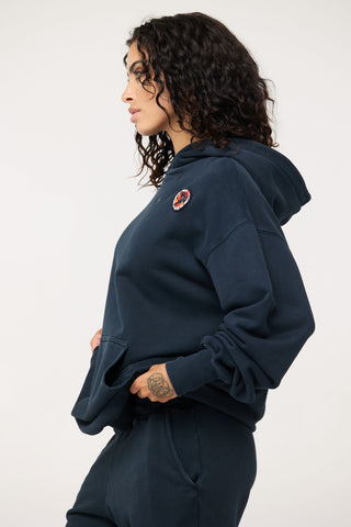 Baggy Hoodie in Sagittarius Back Bone Society.