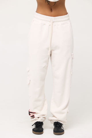 Cargo Sweatpants in Leo Back Bone Society.