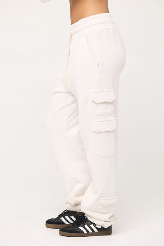 Cargo Sweatpants in Leo Back Bone Society.