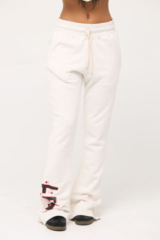 Flared Sweatpants in Leo Back Bone Society.