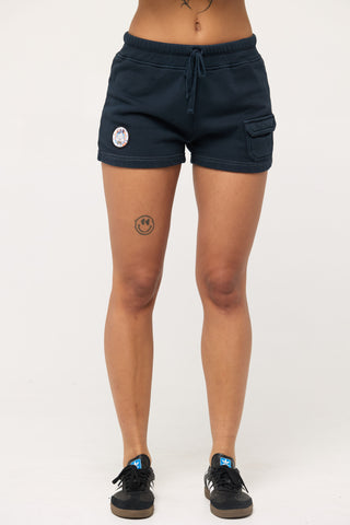 Short Shorts in Leo Back Bone Society.
