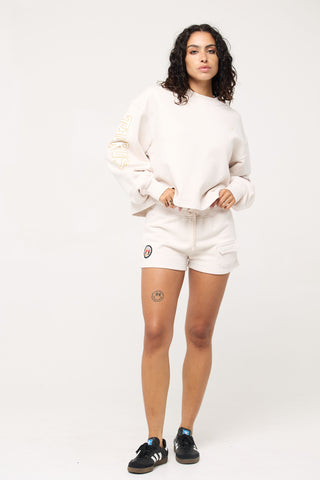 Crewneck Pullover in Taurus Back Bone Society.