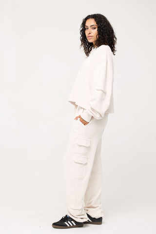 Cargo Sweatpants in Taurus Back Bone Society.