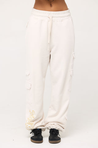 Cargo Sweatpants in Taurus Back Bone Society.