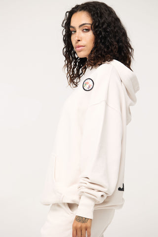Baggy Hoodie in Taurus Back Bone Society.