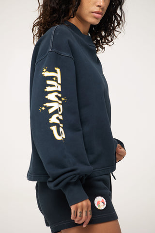 Crewneck Pullover in Taurus Back Bone Society.