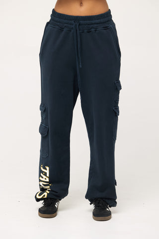 Cargo Sweatpants in Taurus Back Bone Society.