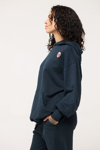 Baggy Hoodie in Taurus Back Bone Society.