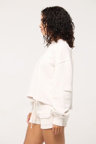 Crewneck Pullover in Scorpio Back Bone Society.