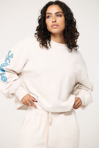 Crewneck Pullover in Scorpio Back Bone Society.