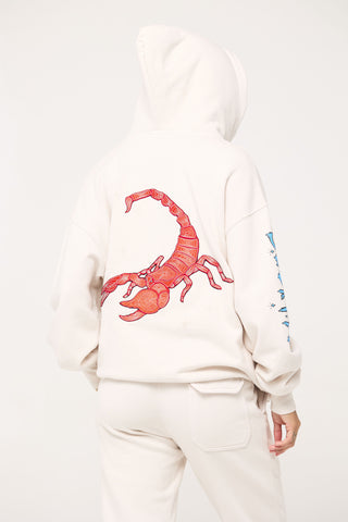 Baggy Hoodie in Scorpio Back Bone Society.