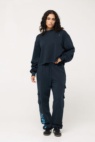 Cargo Sweatpants in Scorpio Back Bone Society.